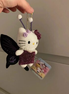 山吉蝴蝶仙子包包挂件kitty女生