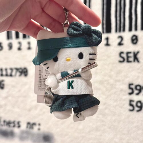 山吉高尔夫少女哈喽kitty包挂件