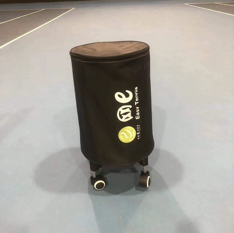 Folding telescopic tennis handheld cart