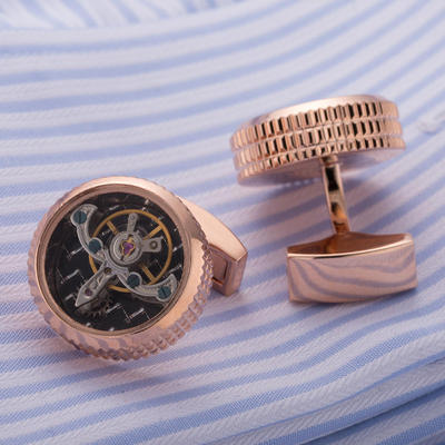 陀飞轮机械手表法式袖口