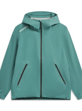 李宁户外CF溯万龙甲黑龘2026新款男子防暴风雨单层冲锋衣AEMW003