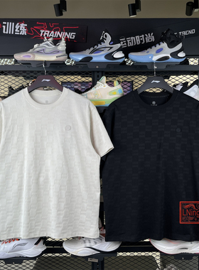 李宁男子文化衫2026夏季新款舒适百搭凉感运动短袖上衣ATSW081