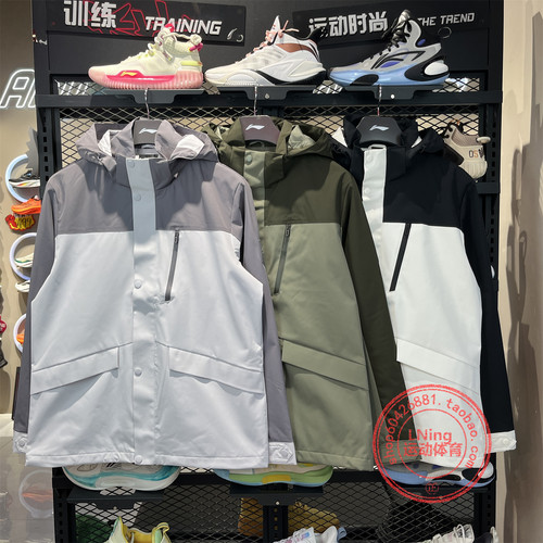 李宁25秋季新款时尚潮流外套风衣