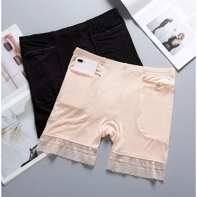 女士安全裤防盗内裤双拉链口袋女士打底裤保险裤小平角内裤在类目 女装/女士精品, 裤子, 打底裤中 - 来自Buy2taobao.com提供专业的淘宝代购服务