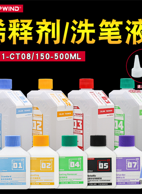 匠域模型油漆稀释剂 CT01-08 油性金属色稀释液洗笔液除漆脱漆液