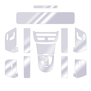 适用奔驰大G级G500 g350 G63内饰贴膜改装中控面板导航屏幕保护膜