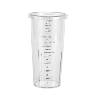 爷爷不泡茶挂杯奶昔机配件PC大容量1000ml塑料搅拌杯奶茶店奶昔杯