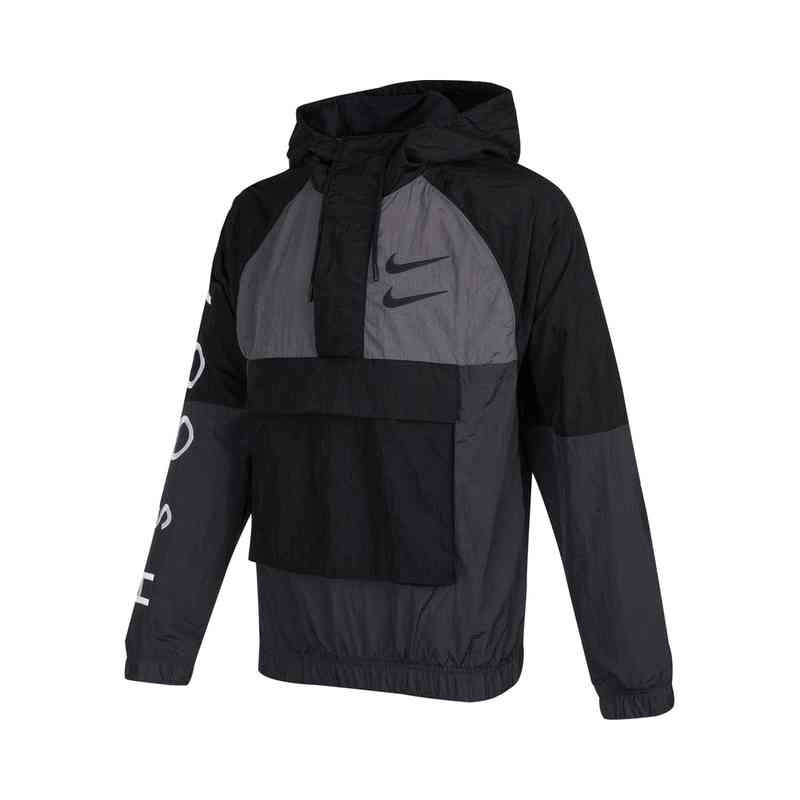 Nike耐克2022新款男子NSW SWOOSH JKT WVN NFS梭织外套DJ0477-011 运动服/休闲服装 运动茄克/外套 原图主图