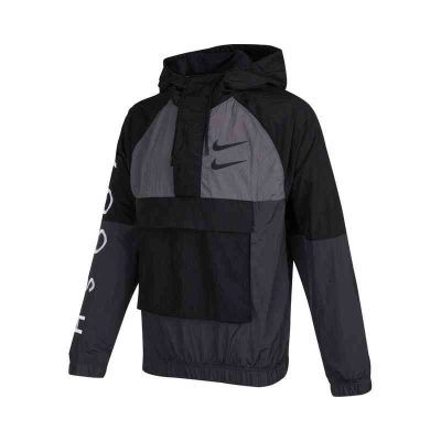 Nike耐克2022新款男子NSW SWOOSH JKT WVN NFS梭织外套DJ0477-011