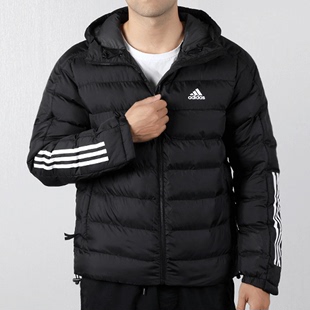 Adidas阿迪达斯棉服男2021秋冬新款 正品 运动服棉袄保暖连帽棉衣