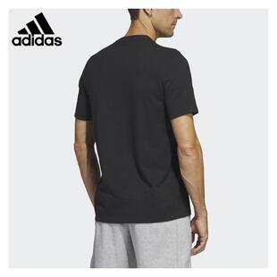 纯棉半截袖 Adidas阿迪达斯短袖 新款 体恤H49669 男T恤夏季 运动男士