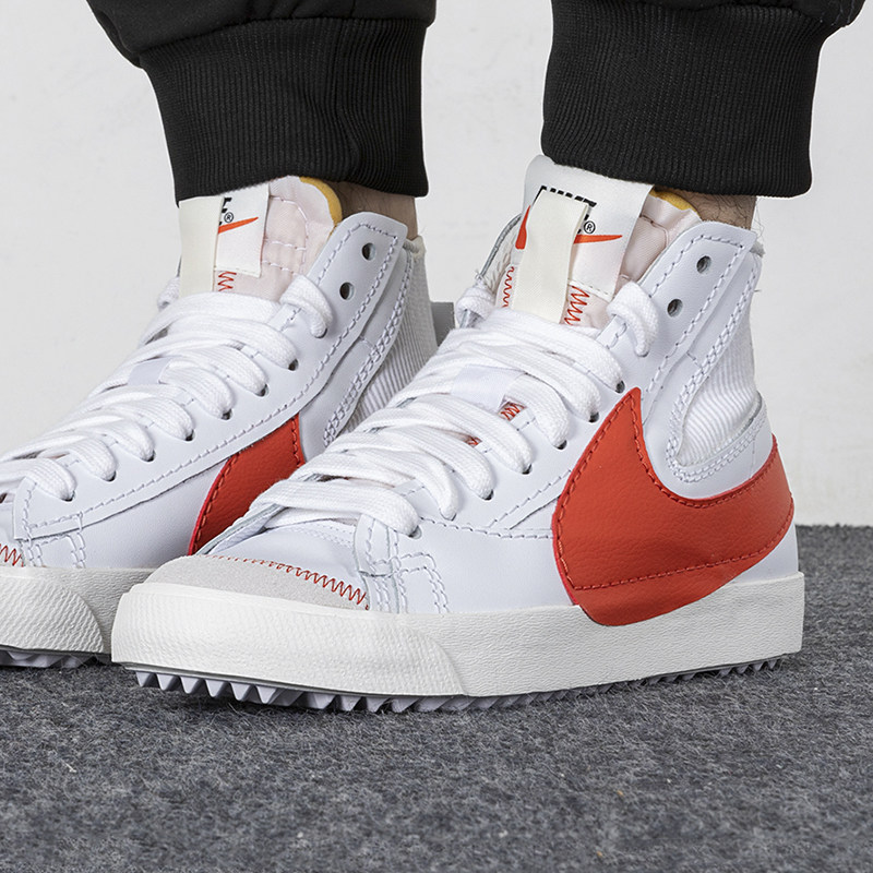 nike耐克板鞋男2022新款blazer开拓者运动鞋高帮休闲鞋dh7690-100