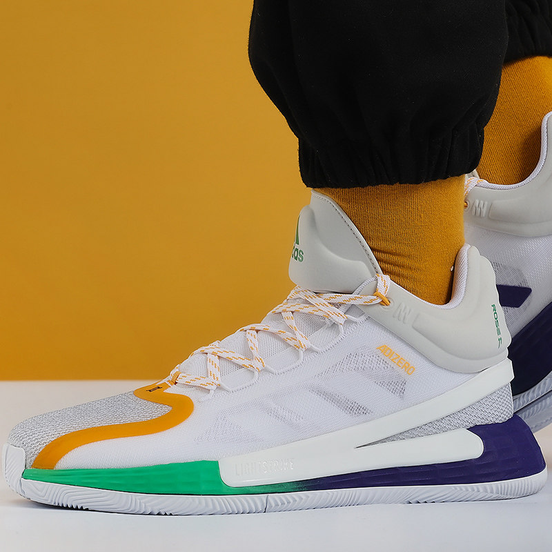 adidas阿迪达斯男鞋2022春季新款运动鞋罗斯11代训练篮球鞋fx7401