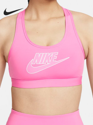 Nike/耐克官方正品Swoosh 女士运动跑步健身文胸内衣FB4081-113