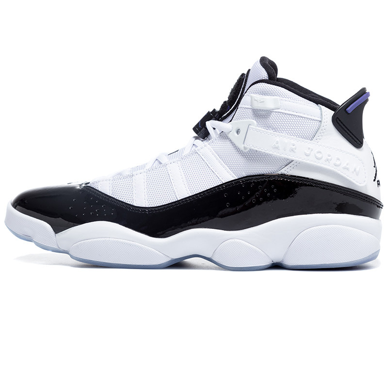 nike耐克男鞋新款jordan 6 rings运动鞋耐磨实战篮球鞋322992-104