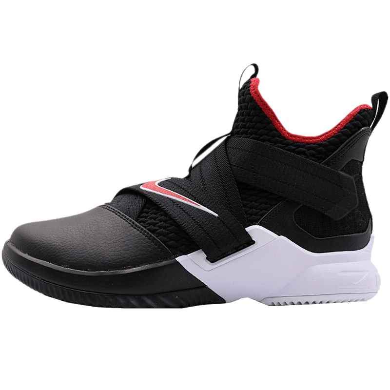nike耐克新款男鞋詹姆斯士兵10代缓震舒适篮球鞋ao4053-001