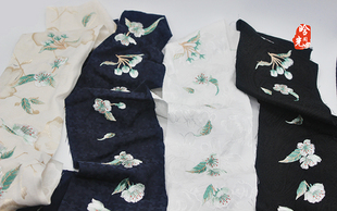 闭店清仓晗光阁原创绣花梨花领子袖 口配料刺绣花边汉服辅料四色入