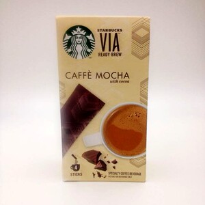starbucks星巴克VIA咖啡caffe mocha摩卡免煮速溶咖啡27克一条