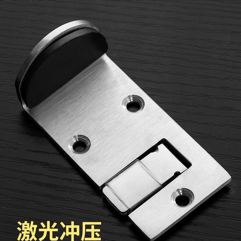 肯德基门专用门挡阻门器麦当劳快餐厅门阻定位器不锈钢材质免打孔
