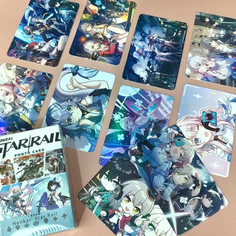 Песня Black Star Sky Railway Little Kakakka Silver Wolf Jingyuan Drink Moonllow Laser Lomo Photo Student Gifts