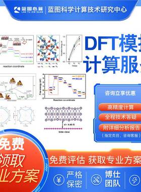 DFT模拟服务vasp代算态密度计算/结合能计算/声子谱计算