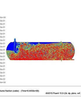 代做CFD Fluent CFX STAR CCM流场模拟分析 气液分离器彷真素材