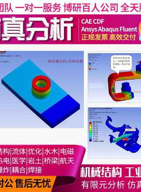ANSYS ABAQUS icem网格Adams疲劳fluent优化Hypermesh建模CFD分析