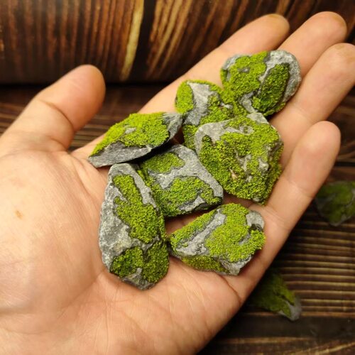 爬宠,鱼缸,水族,仿真苔藓造景石,森系,素材,装饰,手工摆件鱼缸景