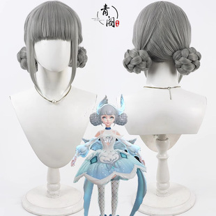 【青阁】王者 天鹅之梦小乔cos假发白天鹅 荣耀仿真头皮 一体发包