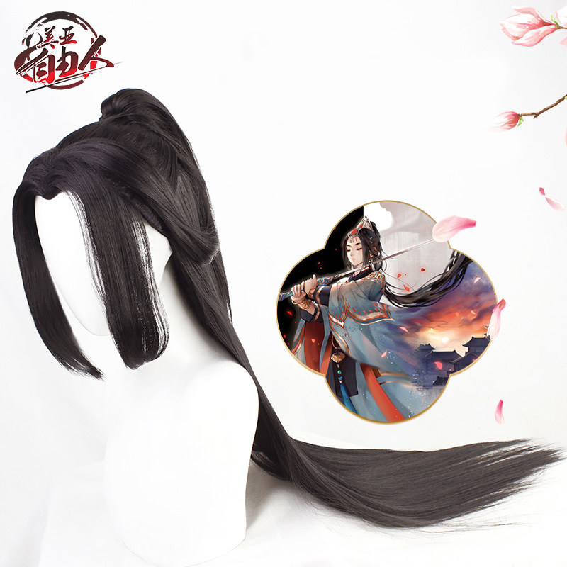 天官赐福假发汉服古风头套美人尖