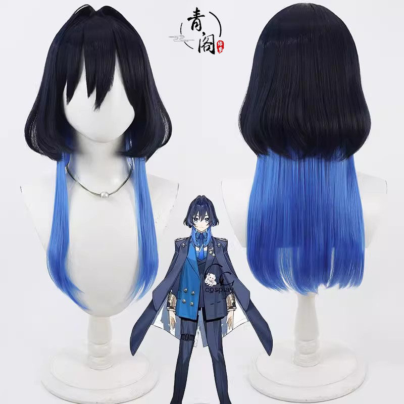 【青阁】虚拟主播 奥罗 克洛尼cos假发Ouro Kronii新衣装军装