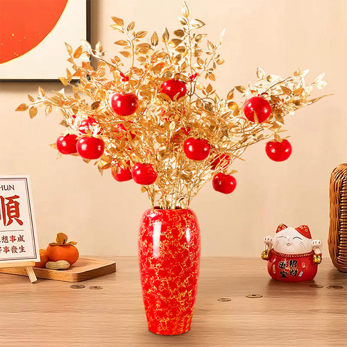 中国风仿真石榴果摆件