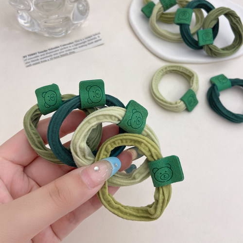 小熊头绳发圈网红扎马尾发绳皮筋