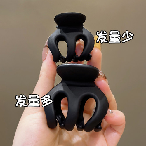 丸子头发夹扎高马尾固定神器抓夹