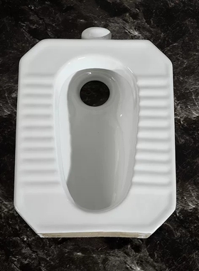 农村改造化粪池陶瓷蹲便器后排水直通大便盆蹲池老式八角蹲便屎盆