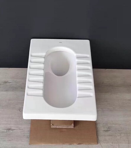 陶瓷蹲便器CW11B大便器脚踏公共卫生间蹲坑蹲厕脚踏防臭