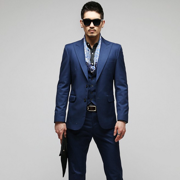 韩国代购男装春秋都市商务绅士休闲时尚修身韩版气质男士西装套装