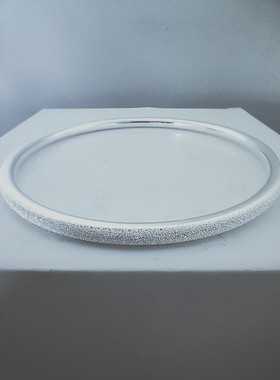 纯银火爆手镯足银9999镯子有证书