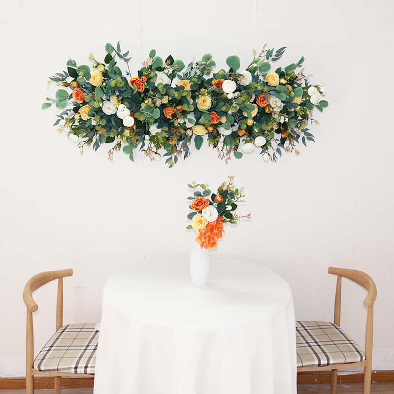 墙饰挂件创意背景家居婚庆绢花