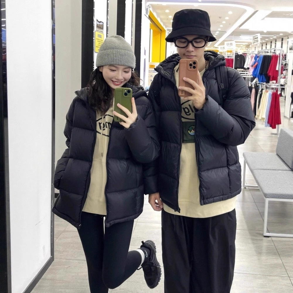 小个子短款羽绒棉服外套女冬季加厚学生面包服棉袄情侣款棉衣外套