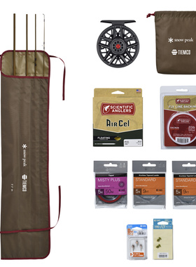 21款TIEMCO  2021EDITION 865-4  804-4飞蝇竿套装  飞钓竿  鱼竿