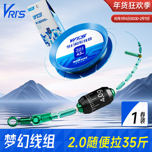 威拓森 梦幻线组1卷装主线组成品全套绑好钓鱼正品强拉力套装台钓