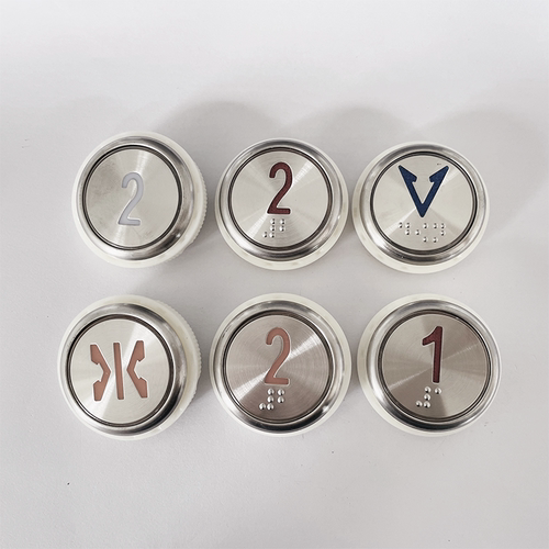 厂家直销电梯按钮BAS100 A3N18489 红蓝白橙光永大按钮贝斯特圆形