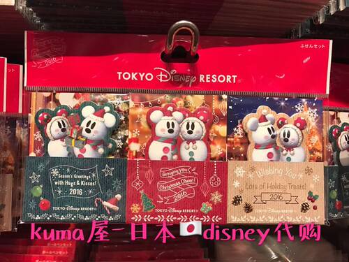 日本disneyland迪士尼乐园米奇米妮雪人圣诞便签memo