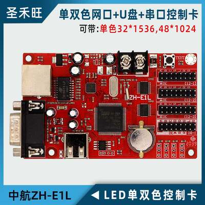 中航LED单双色显示屏控制卡网口