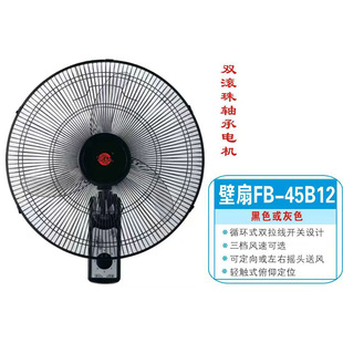 天仙牌壁扇家用静音摇头电风扇墙壁扇工业厨房餐厅客厅壁挂式风扇
