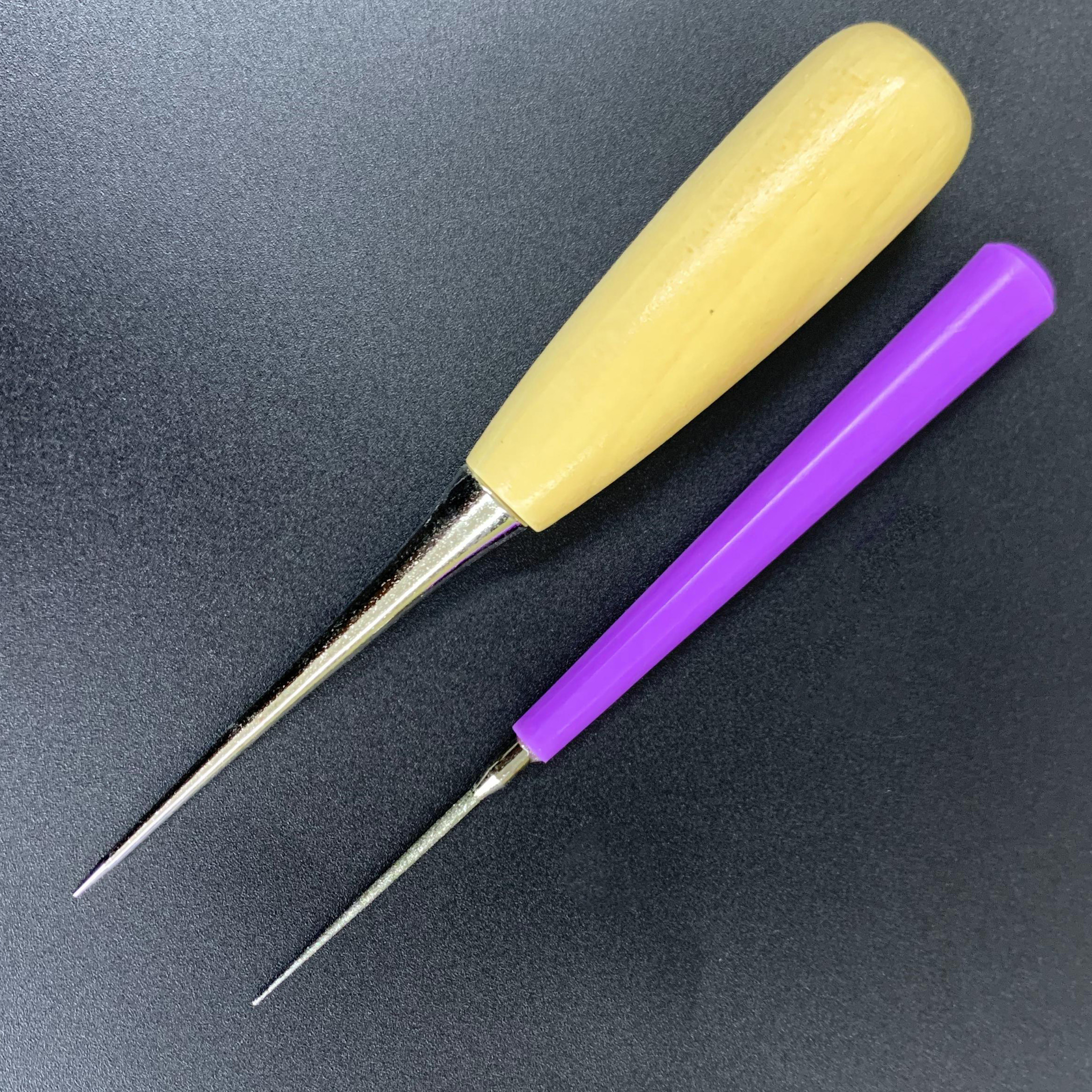 高品质柄锥子手工锥针实木DIY