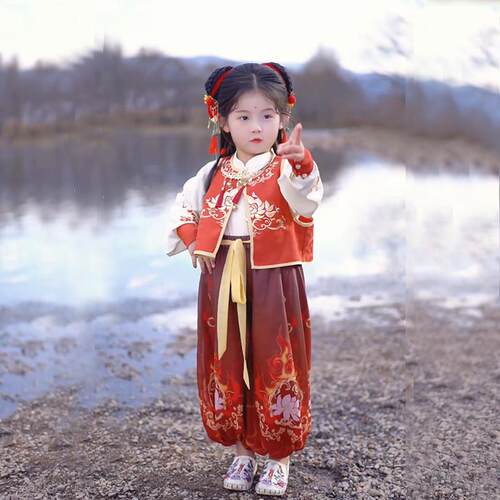 六一哪吒服装儿童万圣节cosplay中国风动漫男女童哪吒服装出表演