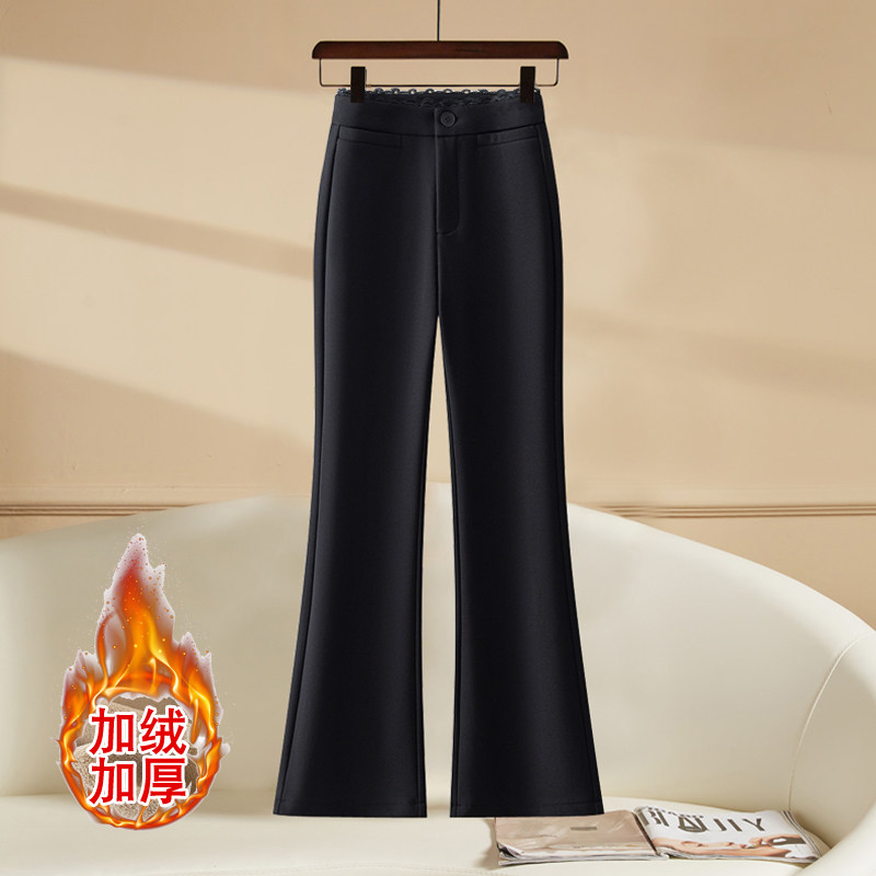 加绒加厚毛呢阔腿裤女冬季高腰显瘦直筒休闲裤子,女装/女士精品,大码裤装,淘宝优惠券,粉丝福利购,淘宝优惠卷