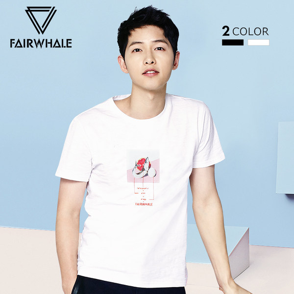 Mark Fairwhale 马克华菲 纯棉印花 男式短袖T恤 天猫优惠券折后￥98包邮（￥138-40）2色可选